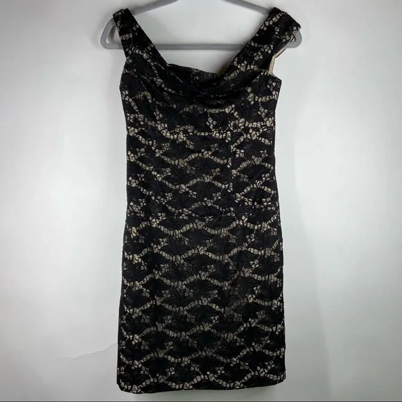 black halo lace dress City Chic Plus Size Halo Ruched Lace Midi Dress